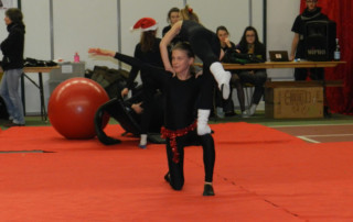 Animation cirque - Marché de Noël de Cesson-Sévigne 2014 - école de cirque En Piste - Cesson-Sévigné - Rennes Metropole